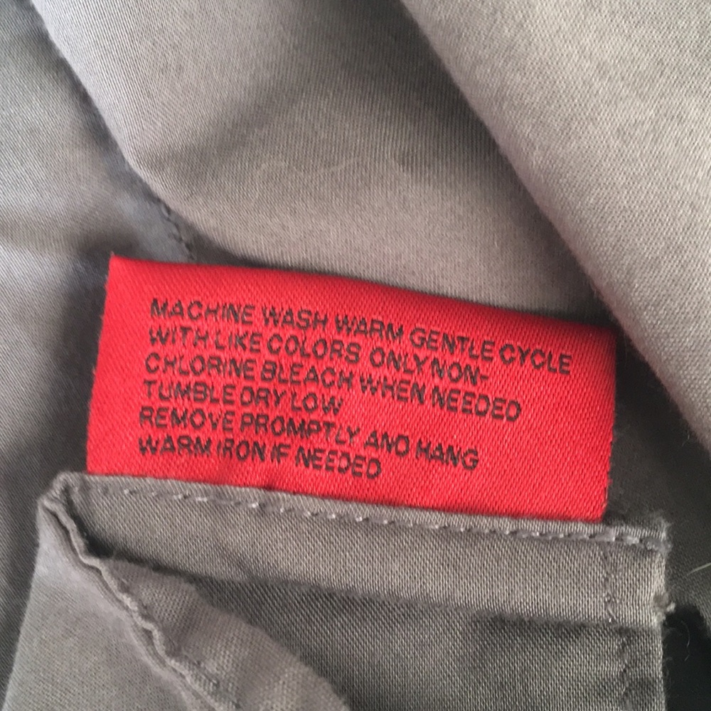 Gray Fitted Stretch Button Down Long Sleeve Shirt - image 5